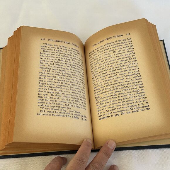 The Light That Failed Hardcover Book by Rudyard Kipling - Picture 11 of 11